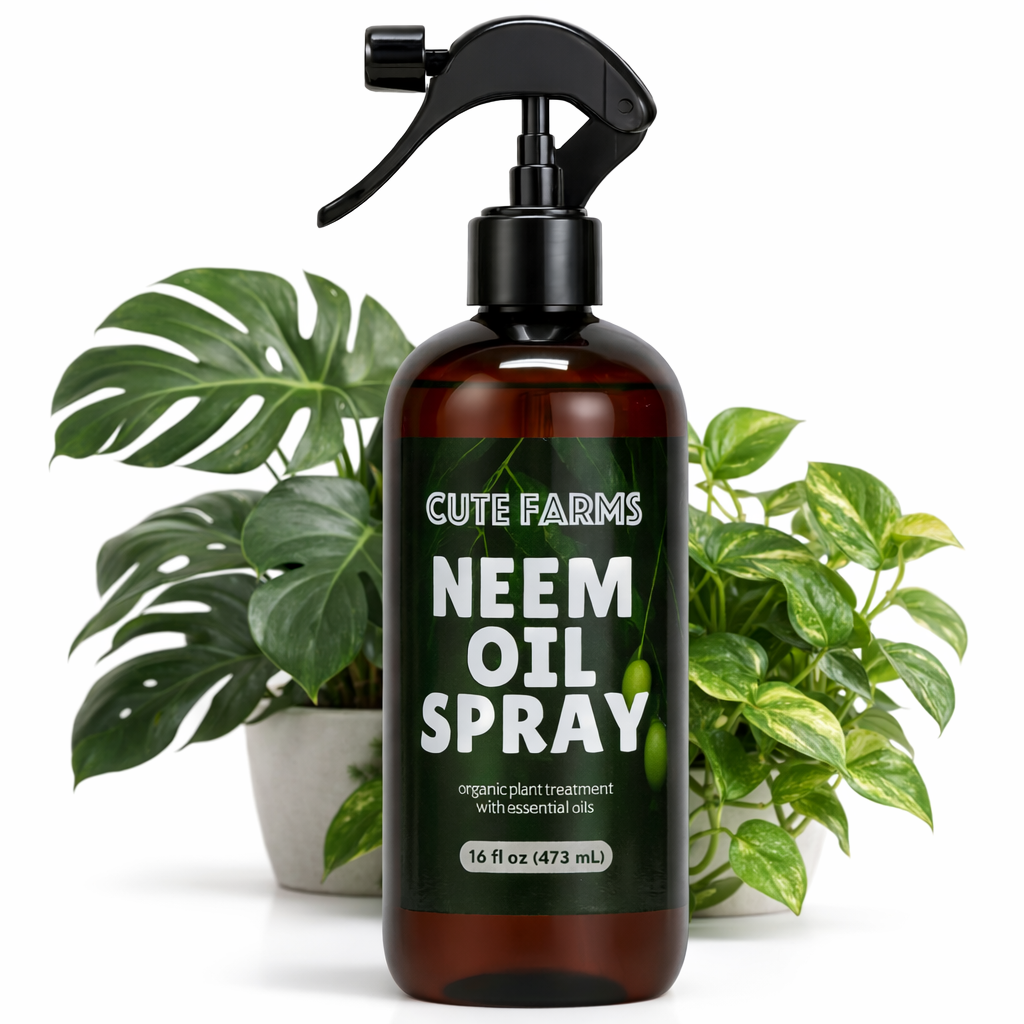 neem oil spray for succulents Organic Neem Oil with Essential Oils for Natural Plant Care – Cute Farms