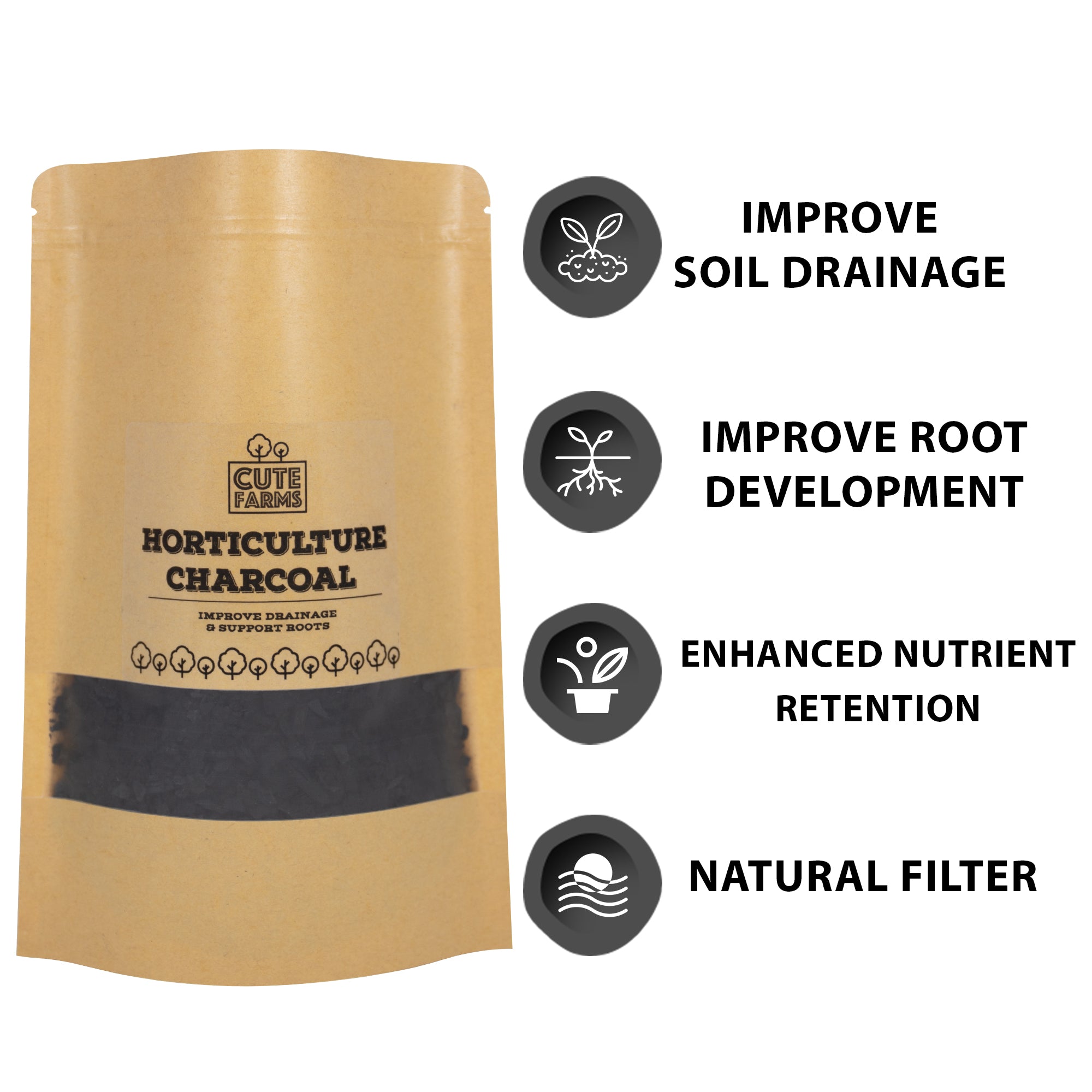 Horticulture Charcoal for Soil Conditioning