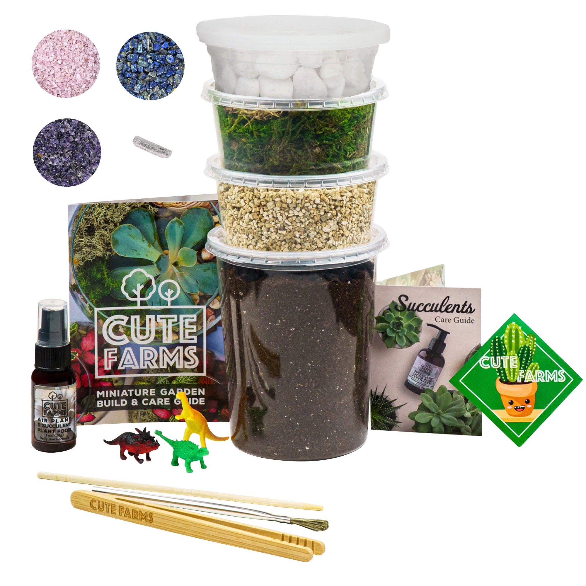 Large Terrarium Starter Kit - Crystal Edition