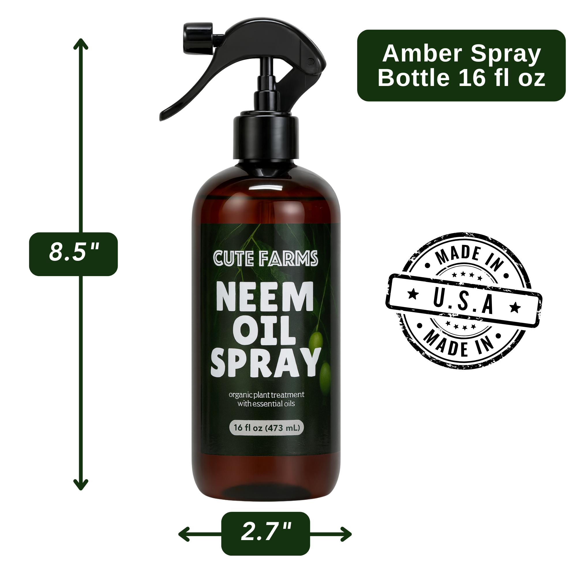 best neem oil spray for indoor plants Organic Neem Oil with Essential Oils for Natural Plant Care – Cute Farms