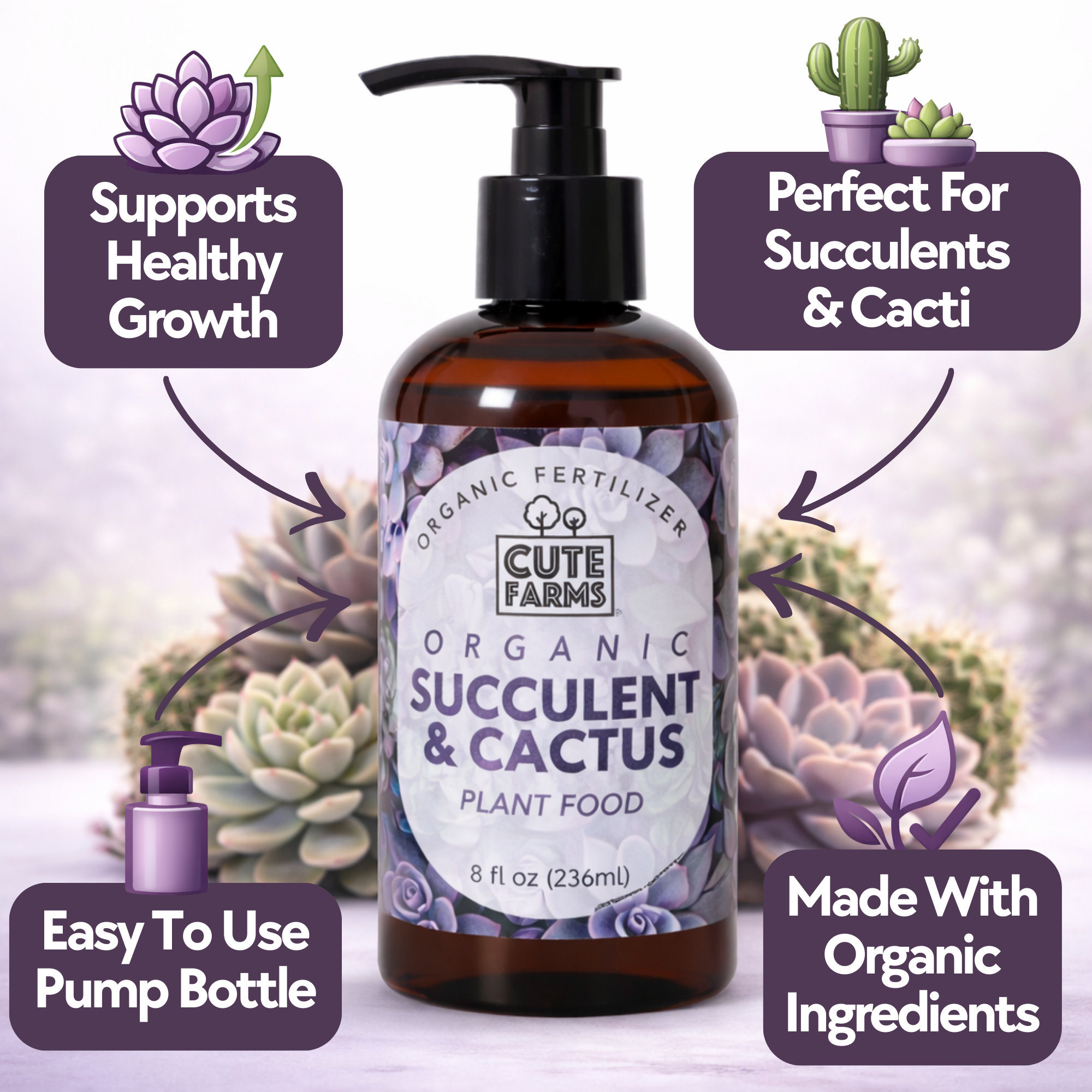 succulent fertilizer organic Organic Succulent Plant Food