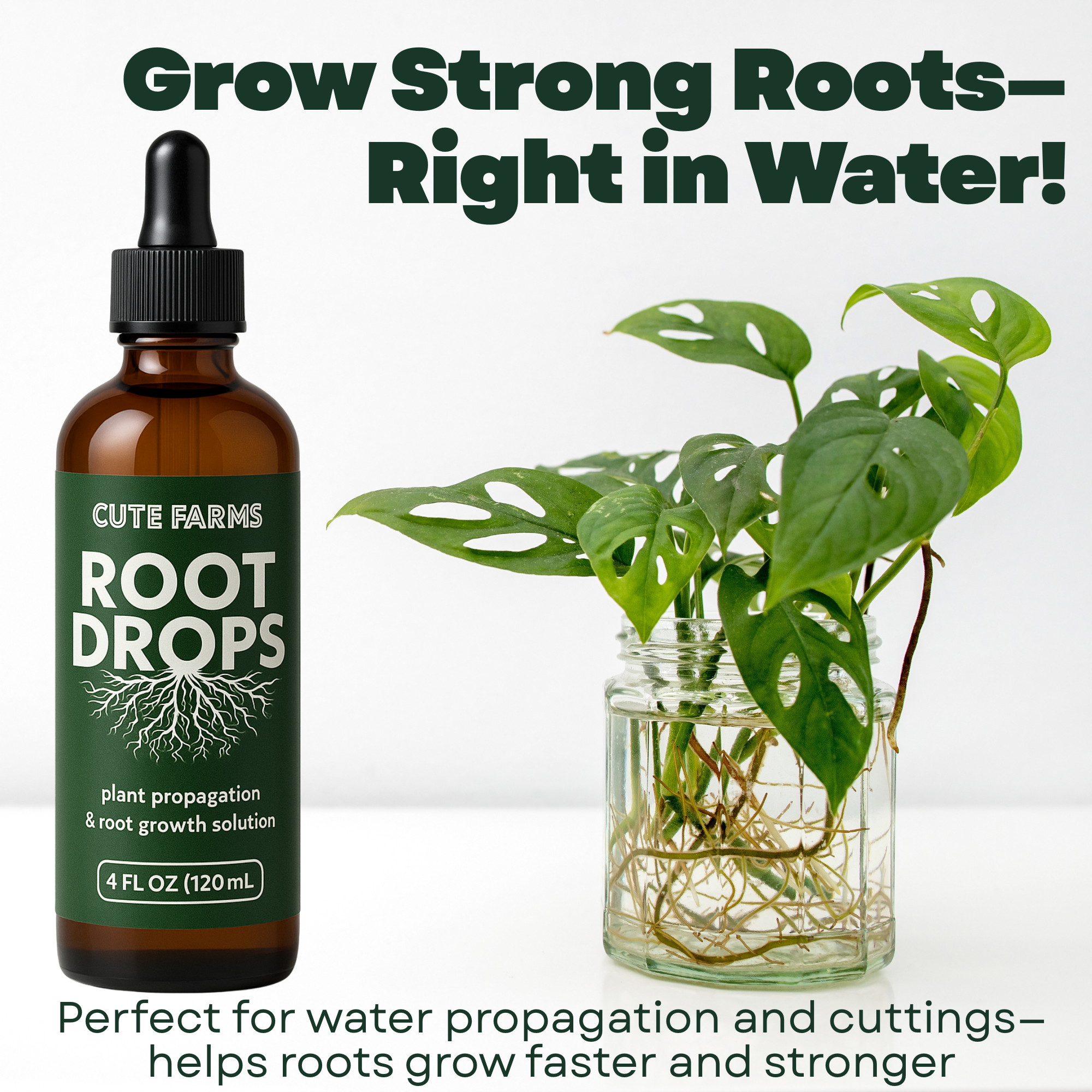 Propdrops Root Development Root Drops for Propagation & Transplant Shock | Cute Farms Root Booster