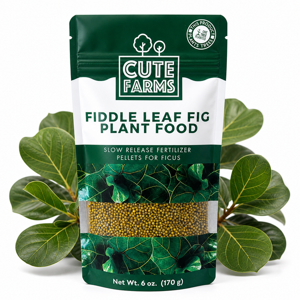 Fiddle Leaf Ficus Lyrata & Fig Tree Slow Release Fertilizer Pellets for Indoor and Outdoor Plants