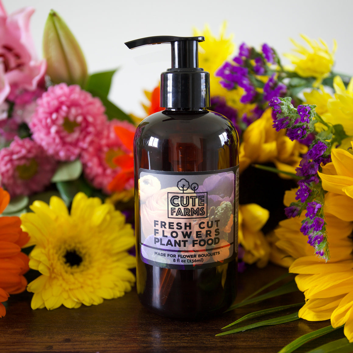 Fresh Cut Flower Food for Longer Lasting Blooms Cute Farms