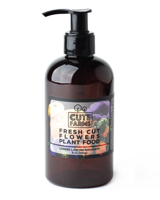 Fresh Cut Flower Food for Longer Lasting Blooms - Cute Farms