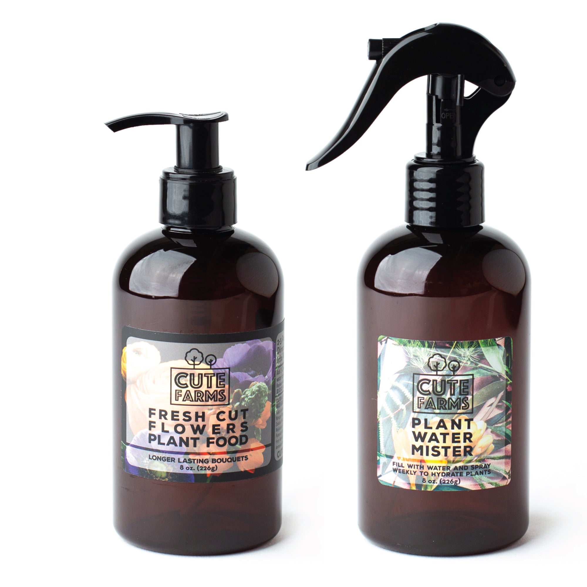 cut flower food for potted plants Fresh Cut Flower Food for Longer Lasting Blooms 8 oz. + ONE Fine Mist Spray Bottle